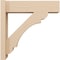 Ekena Millwork 8-in W x 30-in D x 36-in H Olympic Block Rough Cedar Woodgrain TimberThane Outlooker, Primed Tan OUTUR080X30X36OLY44RCPR - alternate 5